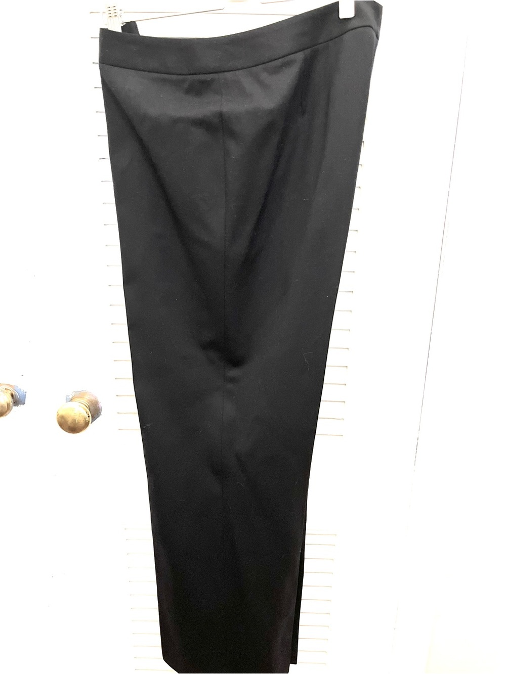 Lafayette 148 Women's Black Wool Blend Straight Leg Dress Trouser Pants Size 12